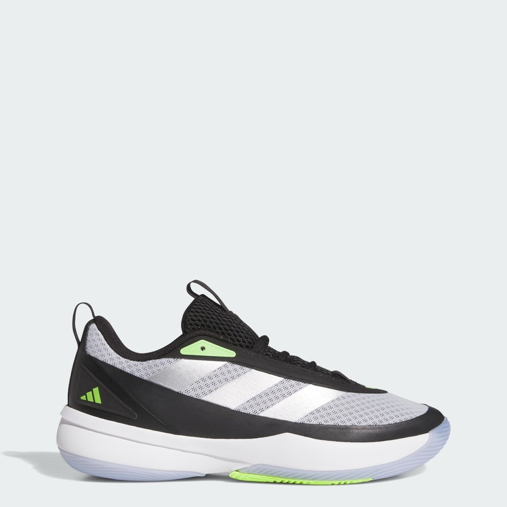 Adidas Men's Black, White, and Green Athletic Shoes